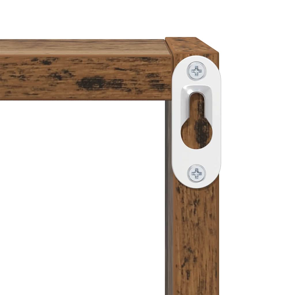 Wall Shelves with Shelf Wall-mounted Old Wood Engineered Wood