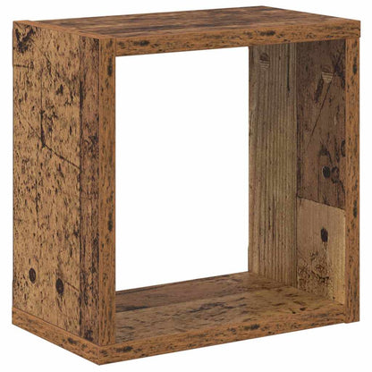 Wall Shelves with Shelf Wall-mounted Old Wood Engineered Wood