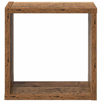 Wall Shelves with Shelf Wall-mounted Old Wood Engineered Wood