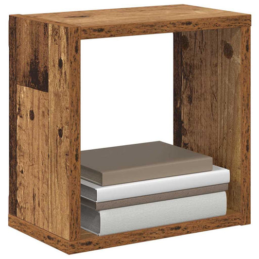 Wall Shelves with Shelf Wall-mounted Old Wood Engineered Wood