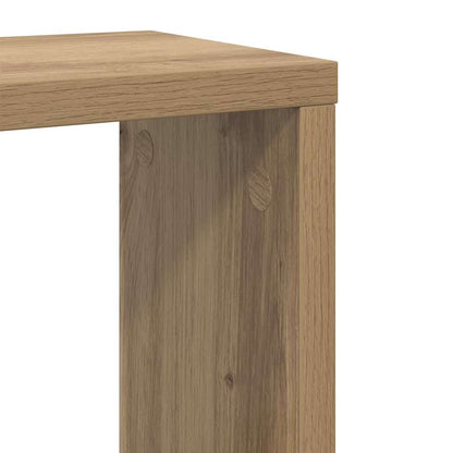 Wall Shelves with Shelf 2 pcs Artisan Oak Engineered Wood