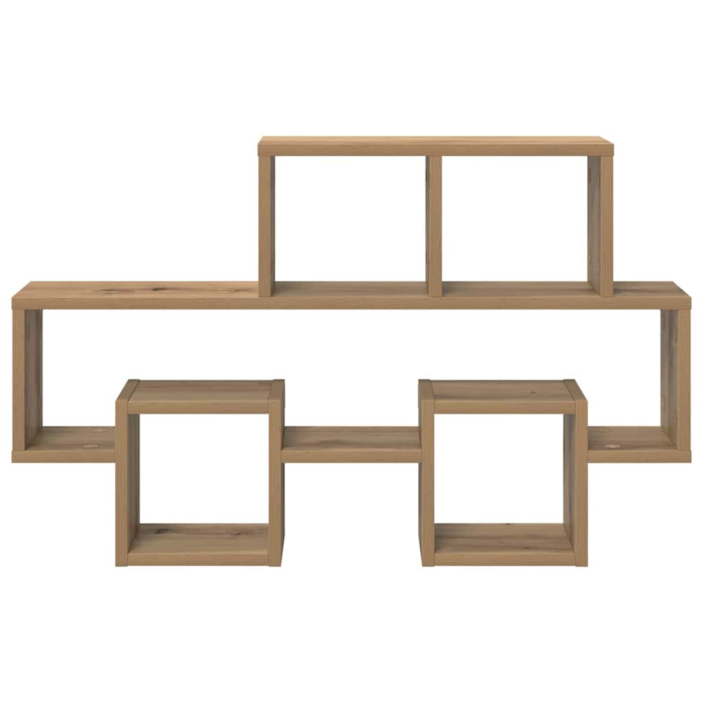 Wall Shelf Wall-Mounted Artisan oak 82 x 15 x 51 cm