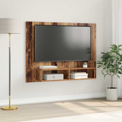 TV Cabinet Set Old Wood 120 x 23.5 x 90 cm Engineered Wood