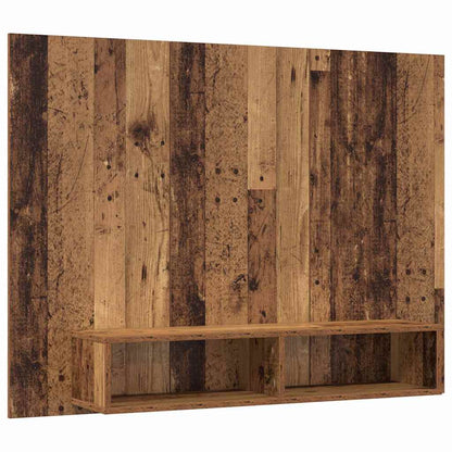 TV Cabinet Set Old Wood 120 x 23.5 x 90 cm Engineered Wood