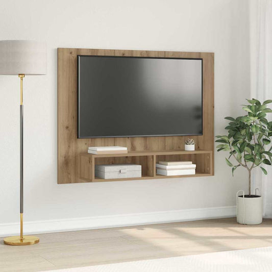 TV Cabinet Set Artisan Oak 120 x 23.5 x 90 cm Engineered Wood