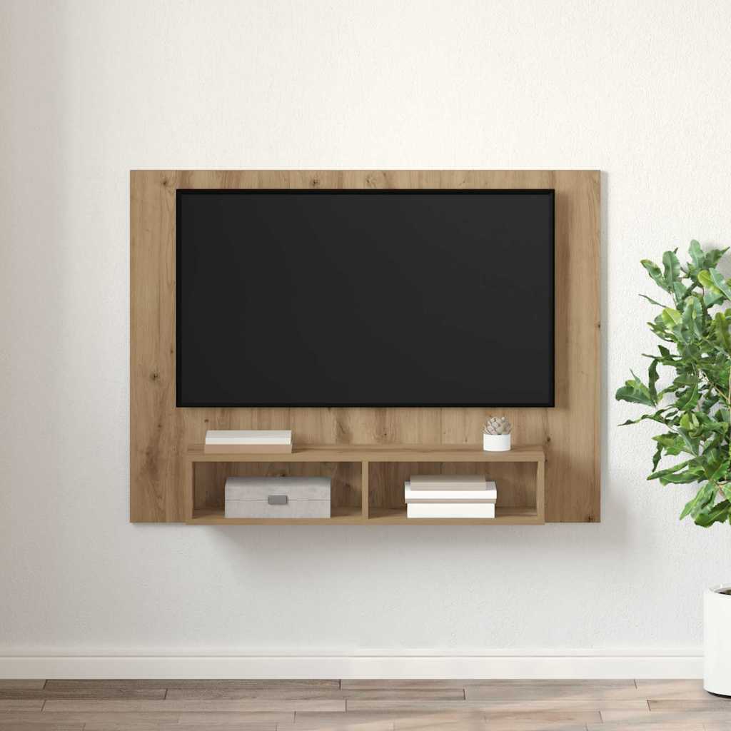 TV Cabinet Set Artisan Oak 120 x 23.5 x 90 cm Engineered Wood