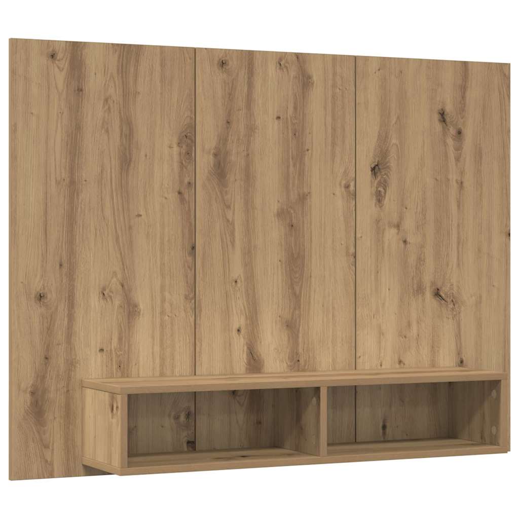 TV Cabinet Set Artisan Oak 120 x 23.5 x 90 cm Engineered Wood