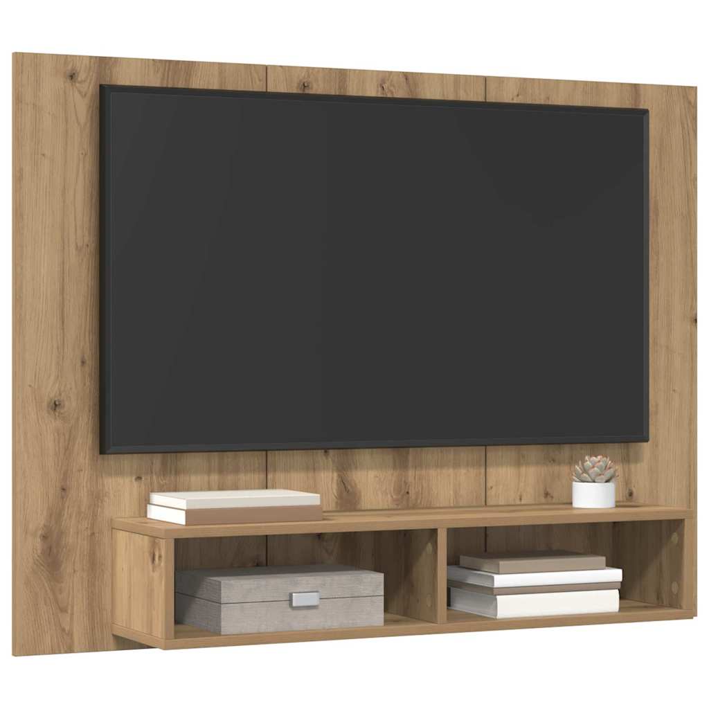 TV Cabinet Set Artisan Oak 120 x 23.5 x 90 cm Engineered Wood