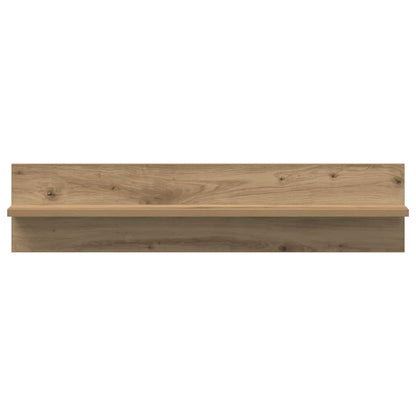 Wall Shelf 2 pcs Artisan Oak 80 x 11.5 x 18 cm Engineered Wood