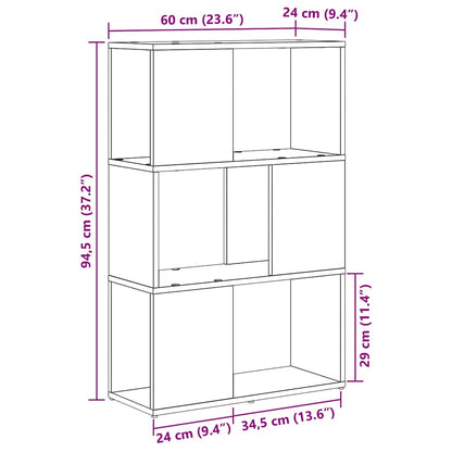 TV Cabinet Set Brown 60 x 24 x 94.5 cm Engineered Wood