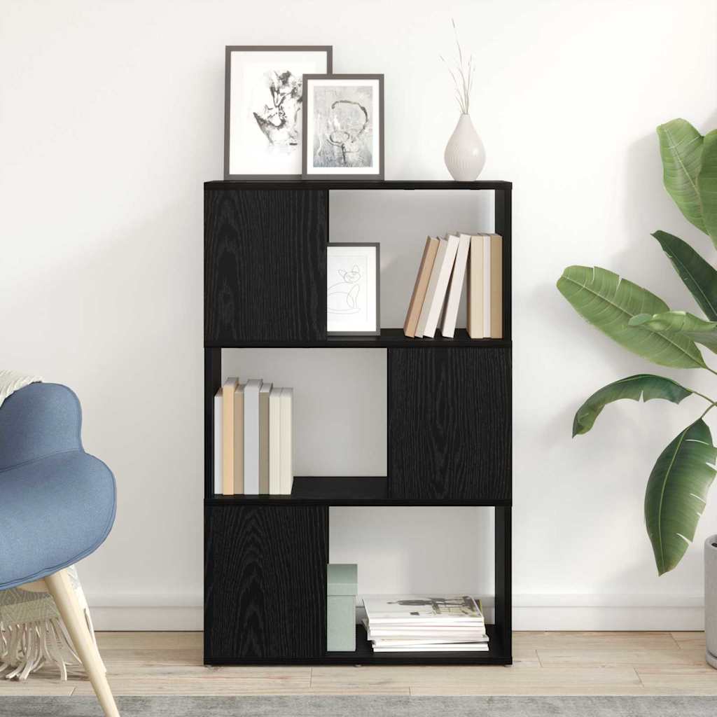 TV Cabinet Set 60 x 24 x 94.5 cm Black Engineered Wood