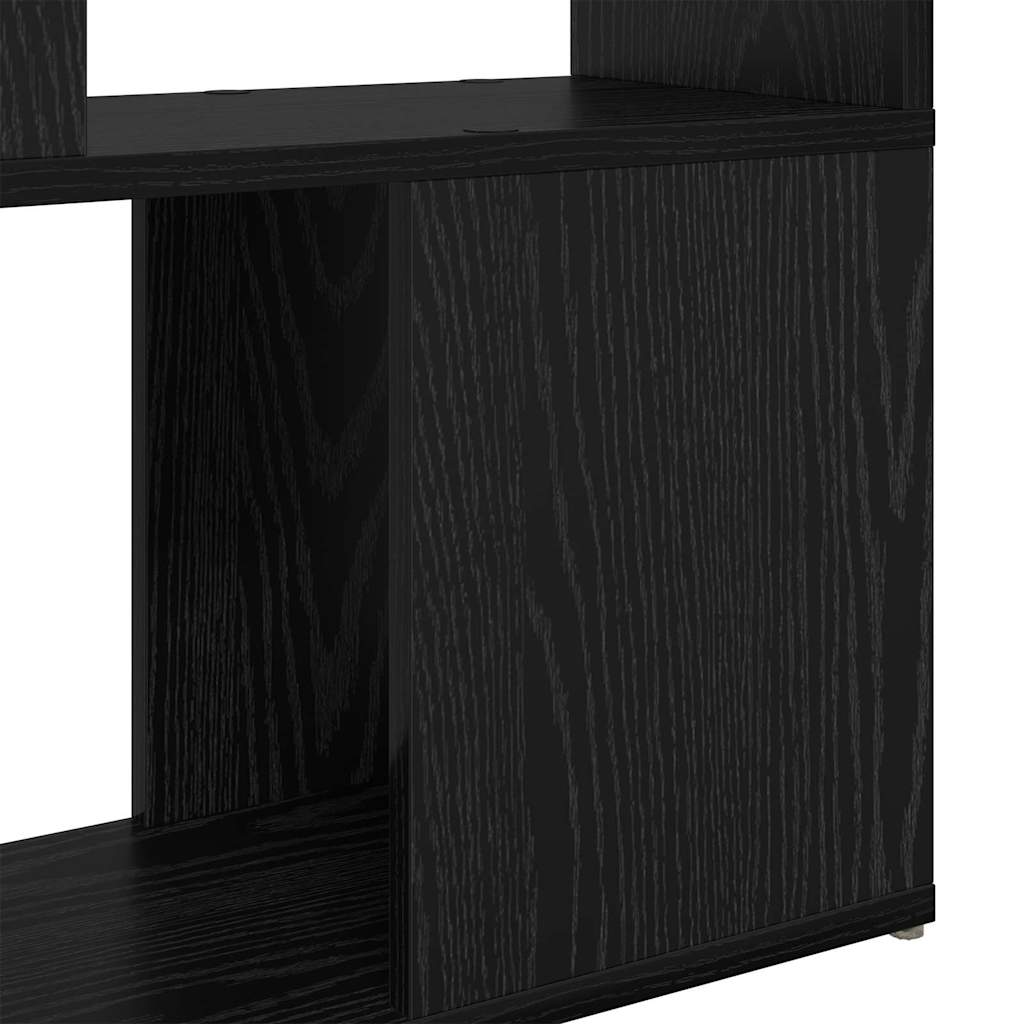 TV Cabinet Set 60 x 24 x 125.5 cm Black Engineered Wood