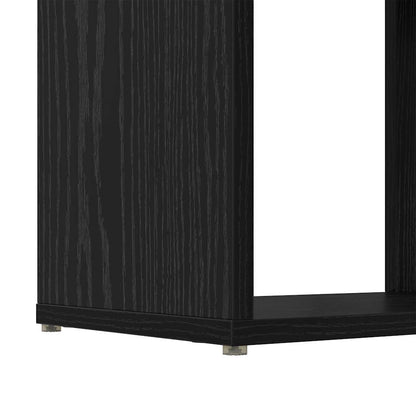 TV Cabinet Set 60 x 24 x 125.5 cm Black Engineered Wood