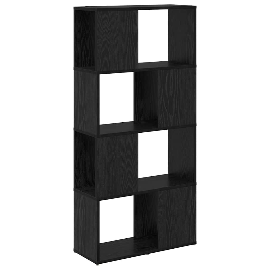 TV Cabinet Set 60 x 24 x 125.5 cm Black Engineered Wood