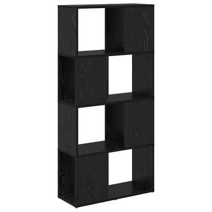 TV Cabinet Set 60 x 24 x 125.5 cm Black Engineered Wood