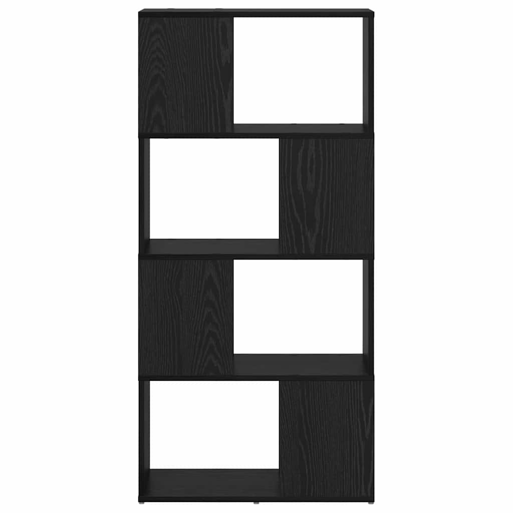 TV Cabinet Set 60 x 24 x 125.5 cm Black Engineered Wood