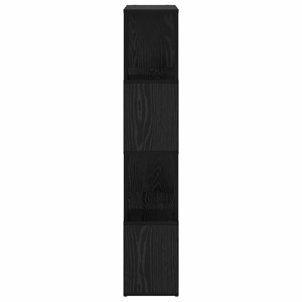 TV Cabinet Set Black 60 x 24 x 125.5 cm Engineered Wood