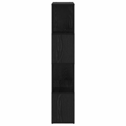 TV Cabinet Set 60 x 24 x 125.5 cm Black Engineered Wood