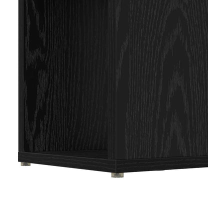 TV Cabinet Set 60 x 24 x 156 cm Black Engineered Wood
