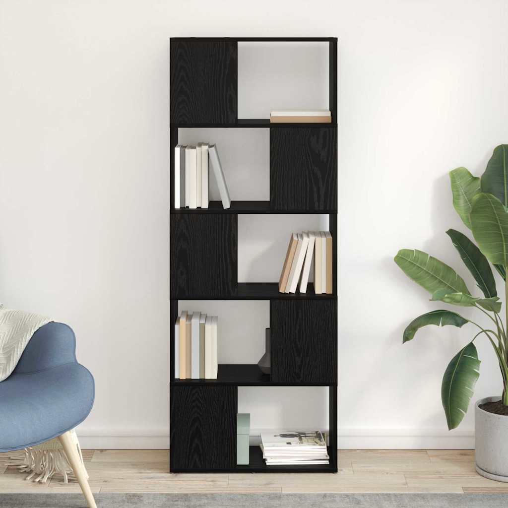 TV Cabinet Set 60 x 24 x 156 cm Black Engineered Wood