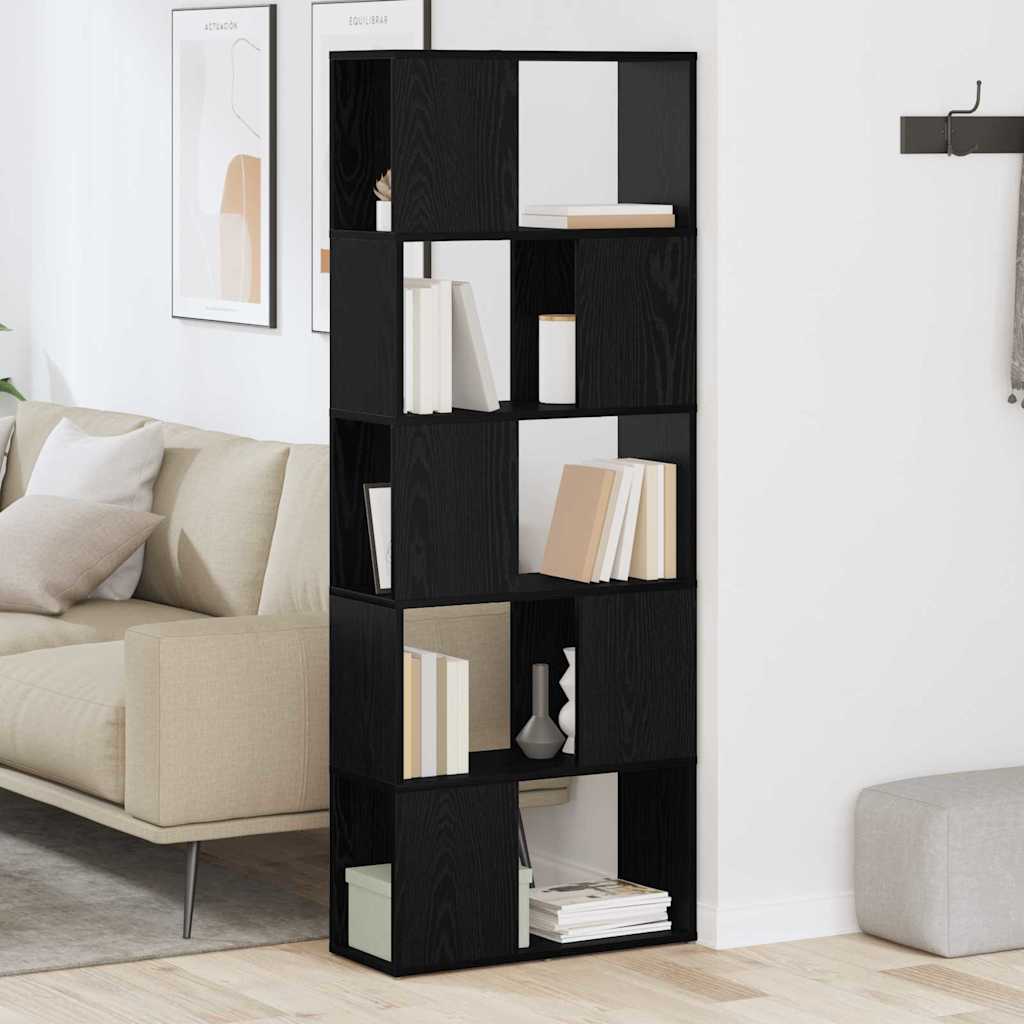TV Cabinet Set 60 x 24 x 156 cm Black Engineered Wood