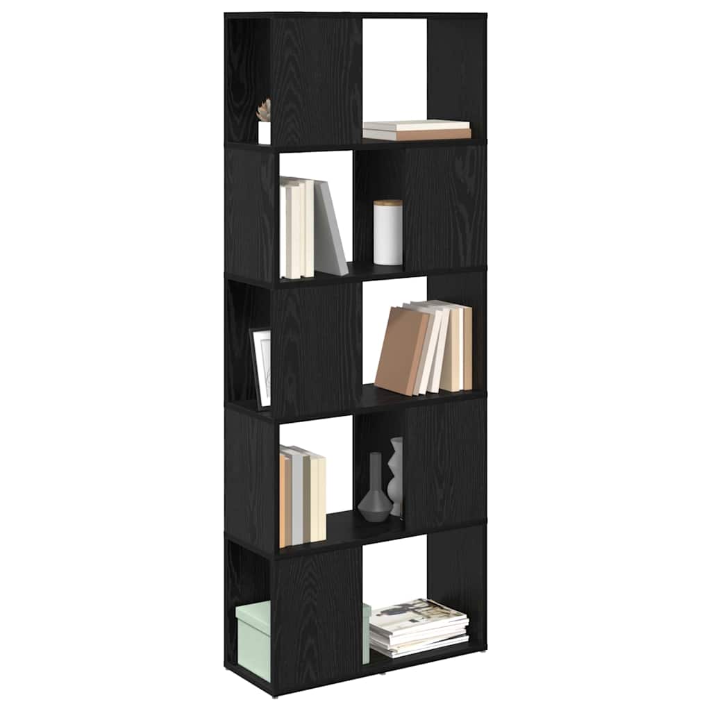 TV Cabinet Set Black 60 x 24 x 156 cm Engineered Wood