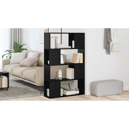 TV Cabinet Set Black 80 x 24 x 125 cm Engineered Wood