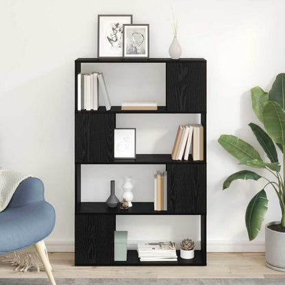 TV Cabinet Set 80 x 24 x 125 cm Black Engineered Wood