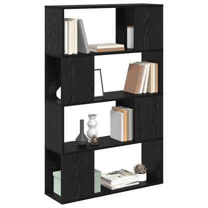 TV Cabinet Set 80 x 24 x 125 cm Black Engineered Wood