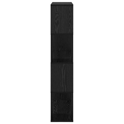 TV Cabinet Set 80 x 24 x 125 cm Black Engineered Wood