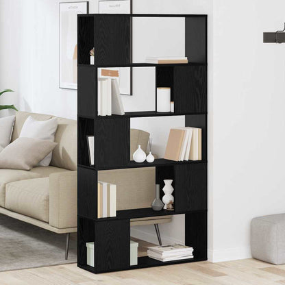 TV Cabinet Set 80 x 24 x 156 cm Black Engineered Wood