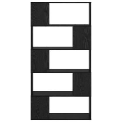 TV Cabinet Set 80 x 24 x 156 cm Black Engineered Wood