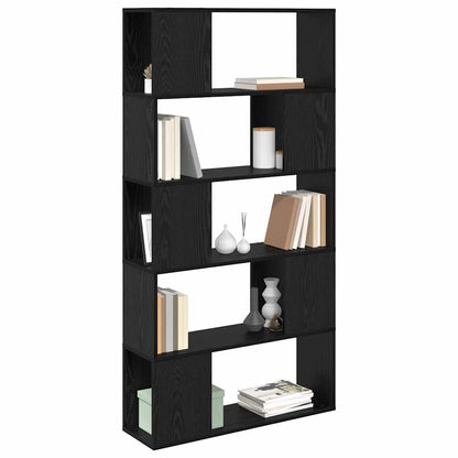 TV Cabinet Set 80 x 24 x 156 cm Black Engineered Wood