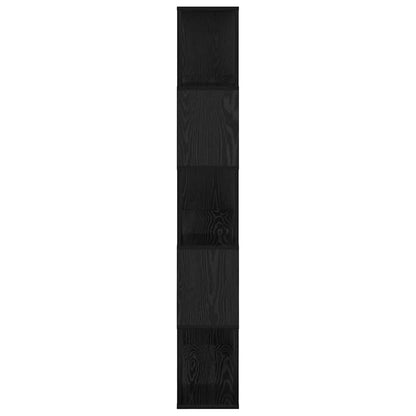 TV Cabinet Set 80 x 24 x 156 cm Black Engineered Wood