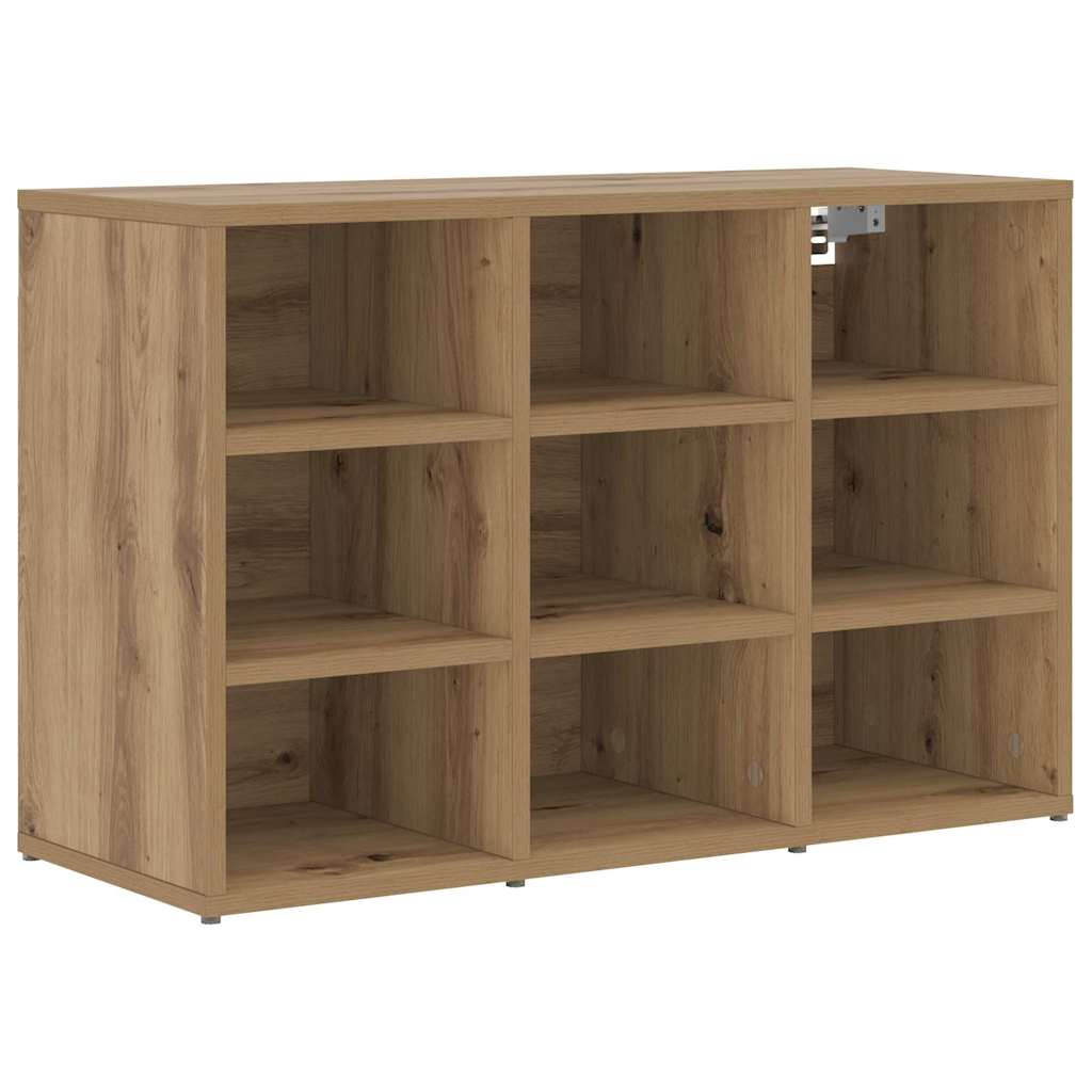 Shoe Cabinet 77.5 x 30 x 51 cm Engineered Wood Artisan Oak