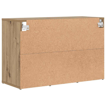 Shoe Cabinet 77.5 x 30 x 51 cm Engineered Wood Artisan Oak