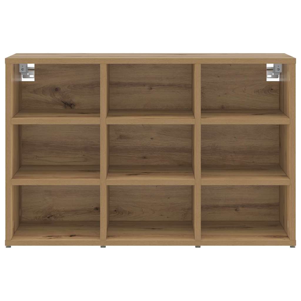 Shoe Cabinet 77.5 x 30 x 51 cm Engineered Wood Artisan Oak