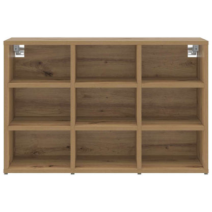 Shoe Cabinet 77.5 x 30 x 51 cm Engineered Wood Artisan Oak
