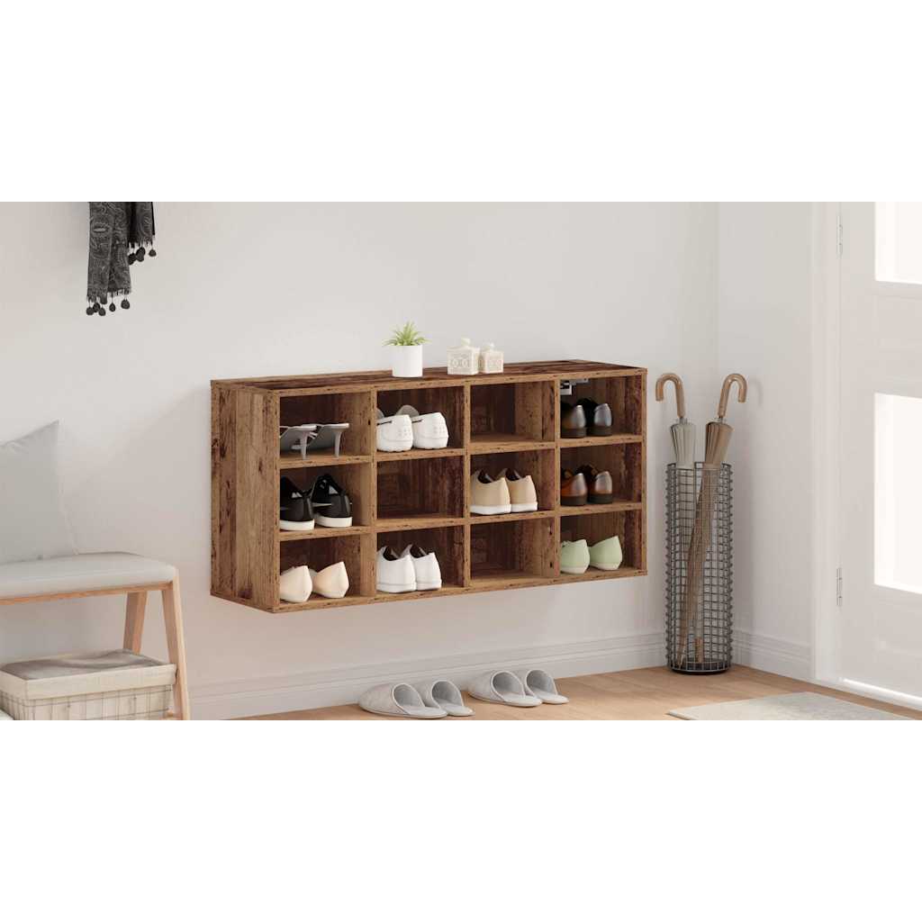 Shoe Cabinet Old Wood 103 x 30 x 51 cm Engineered Wood