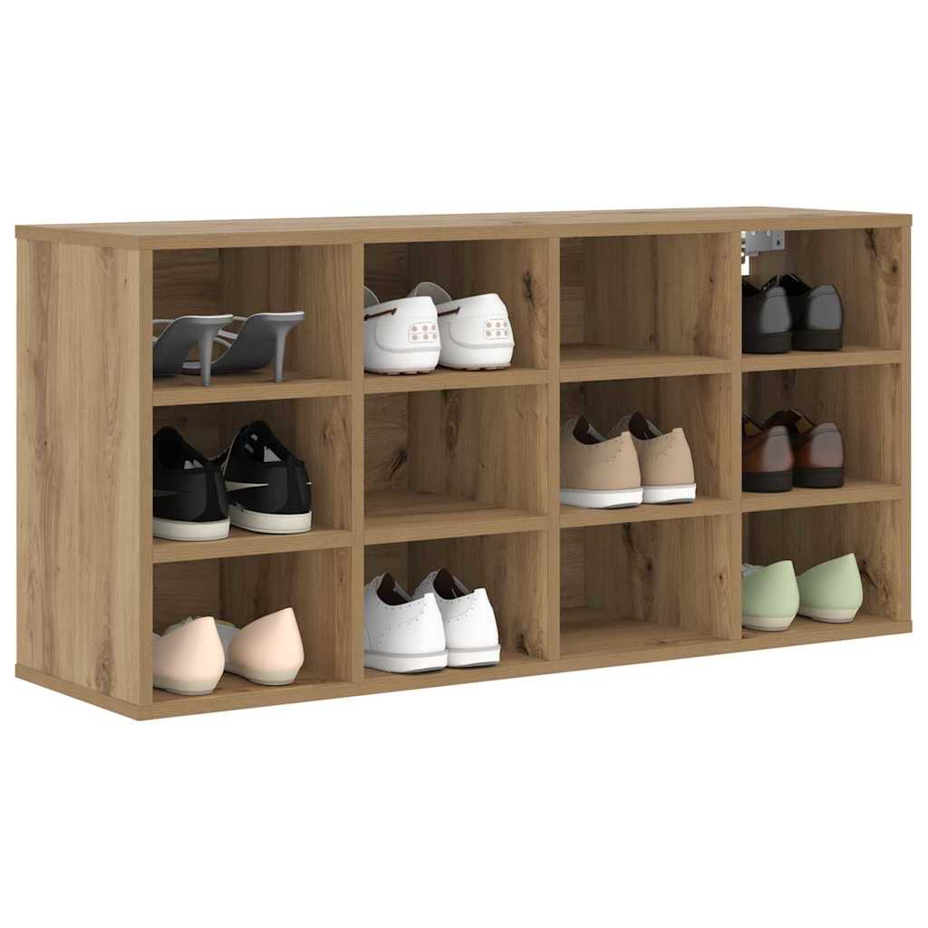 Shoe Cabinet 103 x 30 x 51 cm Engineered Wood Artisan Oak