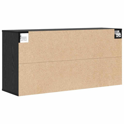 Shoe Cabinet Black Oak 103 x 30 x 51 cm Engineered Wood