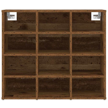 Shoe Cabinet Old Wood 77.5 x 30 x 67 cm Engineered Wood
