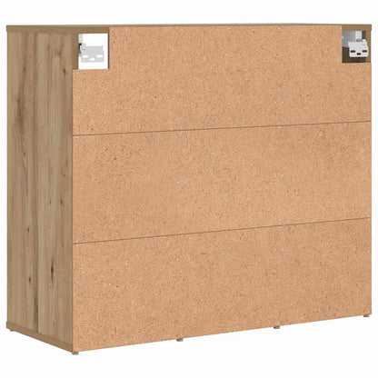 Shoe Cabinet 77.5 x 30 x 67 cm Engineered Wood Artisan Oak