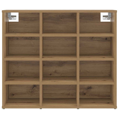 Shoe Cabinet 77.5 x 30 x 67 cm Engineered Wood Artisan Oak