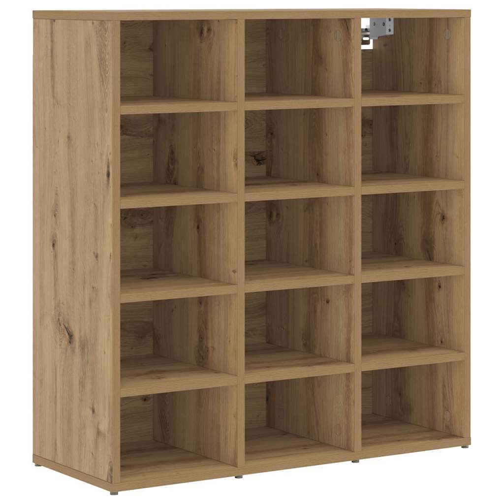 Shoe Cabinet 77.5 x 30 x 83.5 cm Engineered Wood Artisan Oak