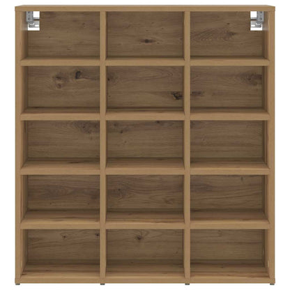 Shoe Cabinet 77.5 x 30 x 83.5 cm Engineered Wood Artisan Oak