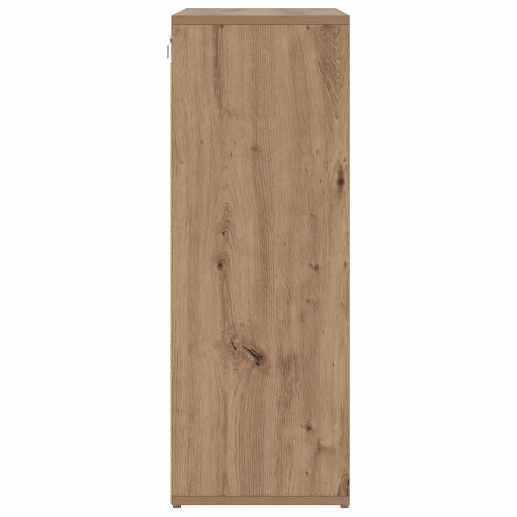 Shoe Cabinet 77.5 x 30 x 83.5 cm Engineered Wood Artisan Oak