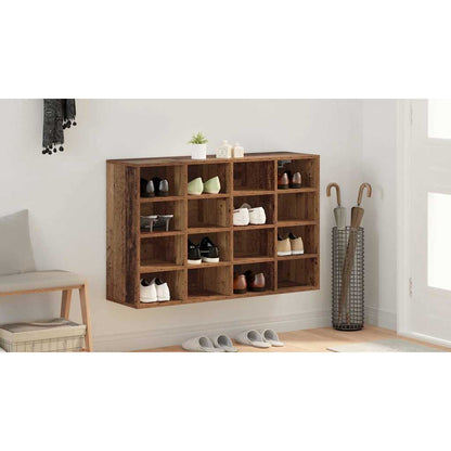 Shoe Cabinet Old Wood 103 x 30 x 67 cm Engineered Wood
