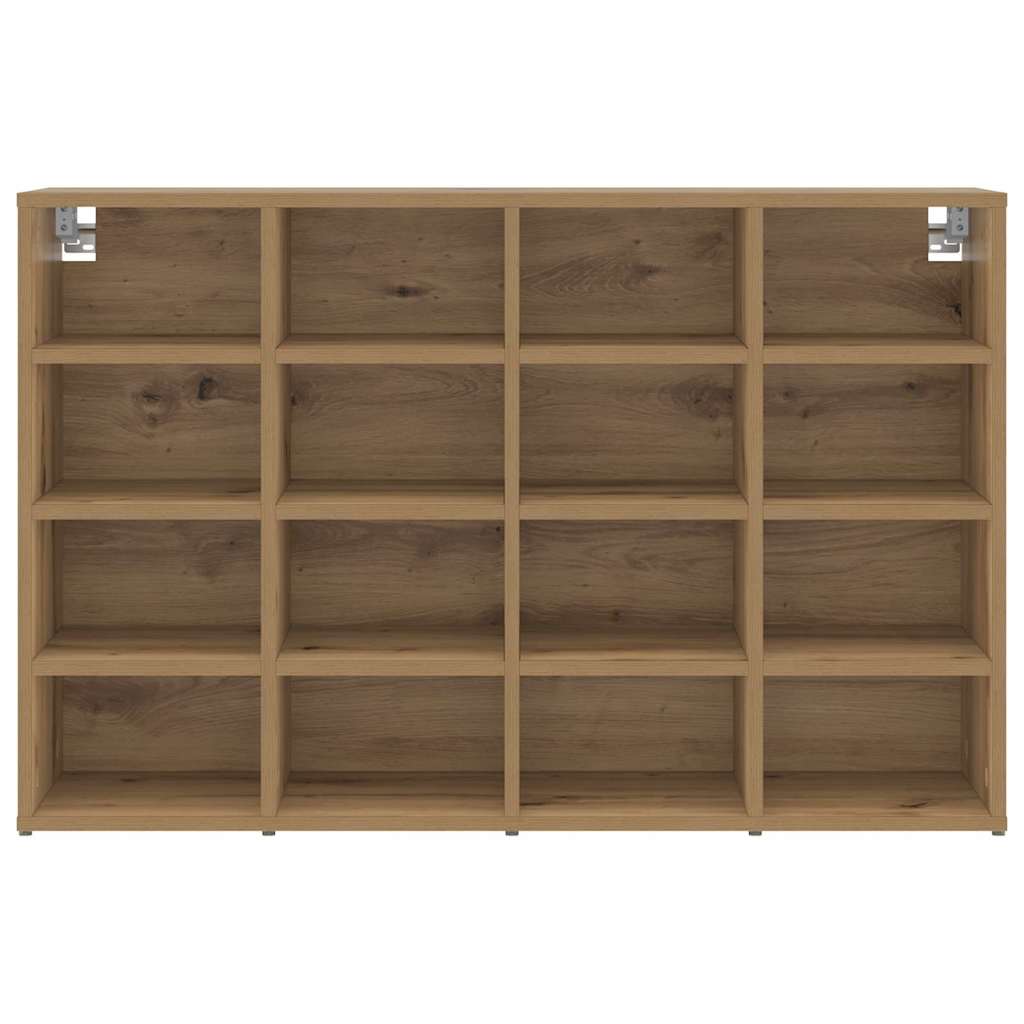 Shoe Cabinet 103 x 30 x 67 cm Engineered Wood Artisan Oak