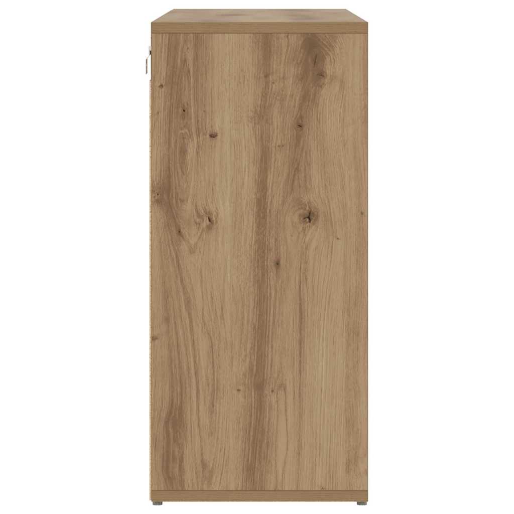 Shoe Cabinet 103 x 30 x 67 cm Engineered Wood Artisan Oak